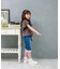 【当商品送料無料】Rora キッズ Tシャツ 半袖 女の子 通販 ローラ カラハナ カットソー 半袖Tシャツ 夏服 半袖トップス トップス 袖フリル