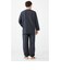 【当商品送料無料】パジャマ メンズ 長袖 前開き 通販 ルームウェア ルームウエア ナイトウェア 部屋着 寝間着 ナイトウエア ネイビー 紺色