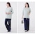 【当商品送料無料】高島ちぢみ レディース 通販 日本製 Tシャツ 7分袖 カットソー 七分袖 トップス 無地 ゆったり 春夏 春秋 高島縮 女性