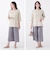【当商品送料無料】高島ちぢみ レディース 通販 日本製 Tシャツ 7分袖 カットソー 七分袖 トップス 無地 ゆったり 春夏 春秋 高島縮 女性