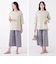 【当商品送料無料】高島ちぢみ レディース 通販 日本製 Tシャツ 7分袖 カットソー 七分袖 トップス 無地 ゆったり 春夏 春秋 高島縮 女性
