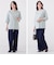 【当商品送料無料】高島ちぢみ レディース 通販 日本製 Tシャツ 7分袖 カットソー 七分袖 トップス 無地 ゆったり 春夏 春秋 高島縮 女性