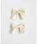 【当商品送料無料】ヘアクリップ リボン 子供 フォーマル 2個セット 通販 Rora ローラ ペルル ヘアークリップ 髪どめ 髪留め