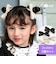 【当商品送料無料】ヘアクリップ リボン かわいい 通販 Rora ドッティ 2個セット ヘアアクセサリー 髪飾り キッズ 子ども こども 女の子