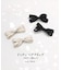 【当商品送料無料】ヘアクリップ リボン かわいい 通販 Rora ドッティ 2個セット ヘアアクセサリー 髪飾り キッズ 子ども こども 女の子