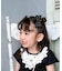 【当商品送料無料】ヘアクリップ リボン かわいい 通販 Rora ドッティ 2個セット ヘアアクセサリー 髪飾り キッズ 子ども こども 女の子
