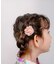 【当商品送料無料】ヘアクリップ お花 2個セット 通販 日本製 Rora セシリア 髪留め 髪飾り キッズ 子供 女の子 フラワー 透け感 かわいい