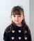 【当商品送料無料】子供服 女の子 トレーナー 通販 Rora ロマンティカ プルオーバー スウェット 長袖 ハート かわいい おしゃれ 可愛い