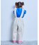 【COTTON from U.S.A】デニム3WAYフリルサロペット