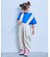 【COTTON from U.S.A】デニム3WAYフリルサロペット