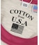 【COTTON from U.S.A】ラインロンT