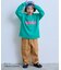 【COTTON from U.S.A】リブ付きプリントロンT
