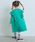 【COTTON from U.S.A】長袖ラッフルワンピース
