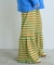 パイルボーダーマーメイドパンツ / 大人サイズ