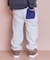 裏起毛ワンポイントスウェットパンツ