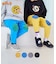のびっとぬくっとヒザパッチワークロングパンツ