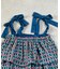 ギンガムプリーツティアードワンピース