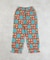 総柄ワッフルキャンディロングパンツ