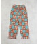 総柄ワッフルキャンディロングパンツ