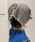 【マシンウォッシャブル】ポンポンフラワーニットバブーシュカ