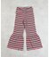 パイルボーダーマーメイドパンツ