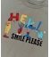 SMILE PLEASEプリントTシャツ