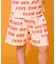 ミニ裏毛総柄ショートパンツ