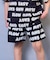 ミニ裏毛総柄ショートパンツ