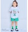 ミニ裏毛総柄ショートパンツ