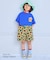 ミニ裏毛総柄ショートパンツ
