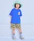 ミニ裏毛総柄ショートパンツ
