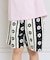 ミニ裏毛総柄ショートパンツ