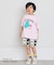 ミニ裏毛総柄ショートパンツ
