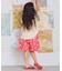 ミニ裏毛総柄ショートパンツ