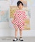 ミニ裏毛総柄ショートパンツ