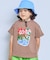 S / Sプリント半袖Tシャツ