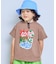 S / Sプリント半袖Tシャツ