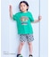 S / Sプリント半袖Tシャツ