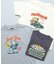 S / Sプリント半袖Tシャツ