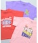 S / Sプリント半袖Tシャツ