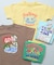 S / Sプリント半袖Tシャツ
