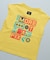 前後プリントフレンチスリーブTシャツ