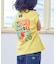 前後プリントフレンチスリーブTシャツ