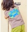 前後プリントフレンチスリーブTシャツ