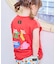 前後プリントフレンチスリーブTシャツ
