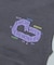 前後プリントフレンチスリーブTシャツ