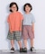 先染めチェックショートパンツ