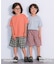 先染めチェックショートパンツ