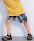 先染めチェックショートパンツ