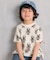 総柄ワイド半袖Tシャツ